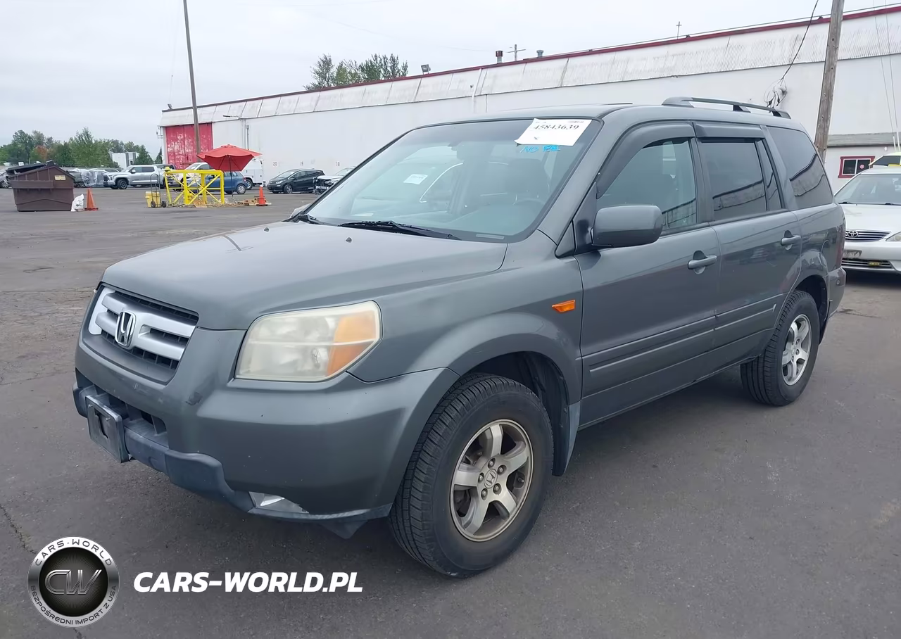 2007 Honda Pilot Ex-L VIN:5FNYF28647B036727 - 2