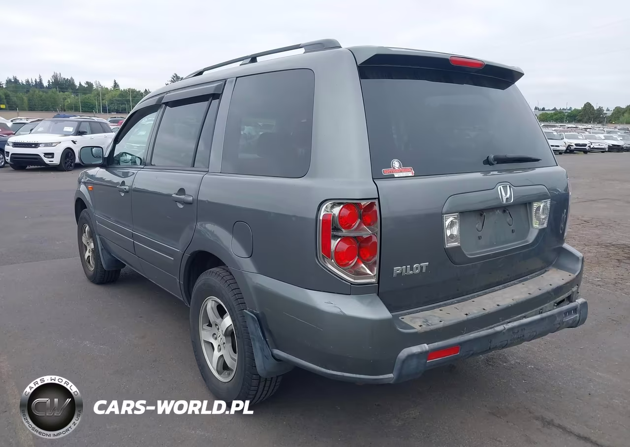 2007 Honda Pilot Ex-L VIN:5FNYF28647B036727 - 3