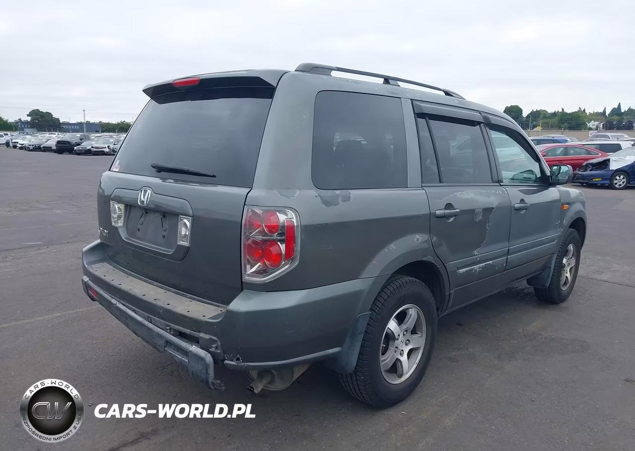 2007 Honda Pilot Ex-L VIN:5FNYF28647B036727 - 4