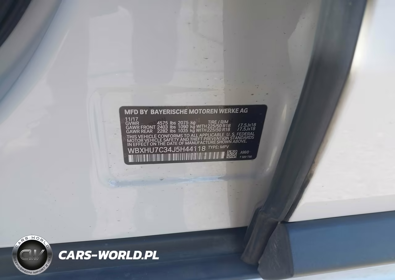 2018 BMW X1 Sdrive28I VIN:WBXHU7C34J5H44118 - 9