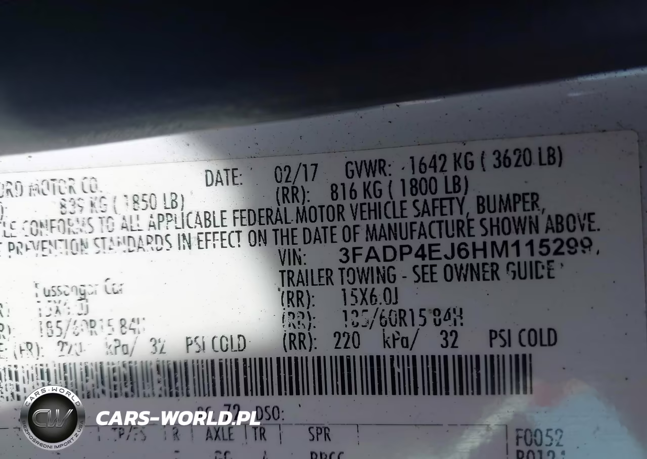 2017 Ford Fiesta Se VIN:3FADP4EJ6HM115299 - 12