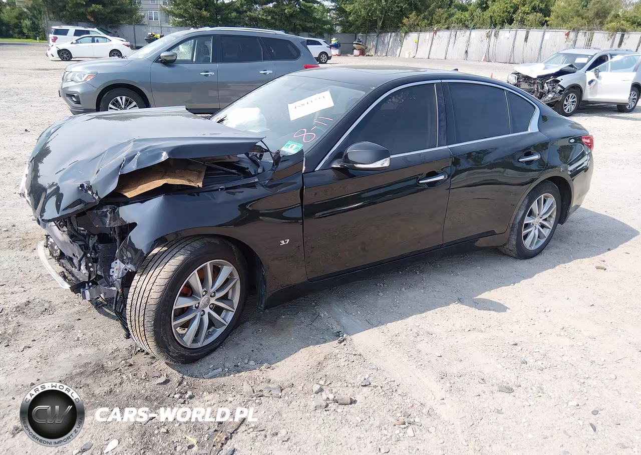 2015 Infiniti Q50 VIN:JN1BV7AR8FM401185 - 2