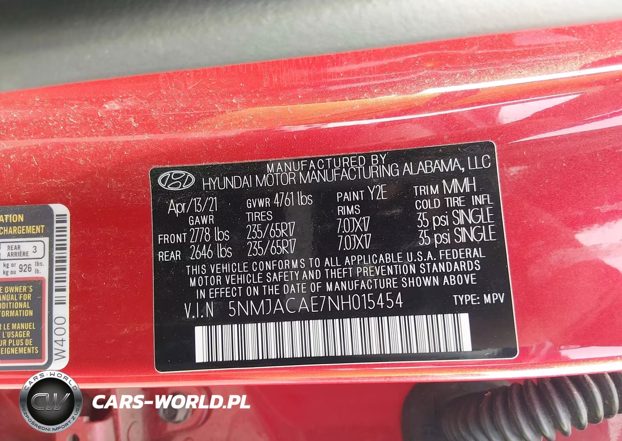 2022 Hyundai Tucson Se VIN:5NMJACAE7NH015454 - 9