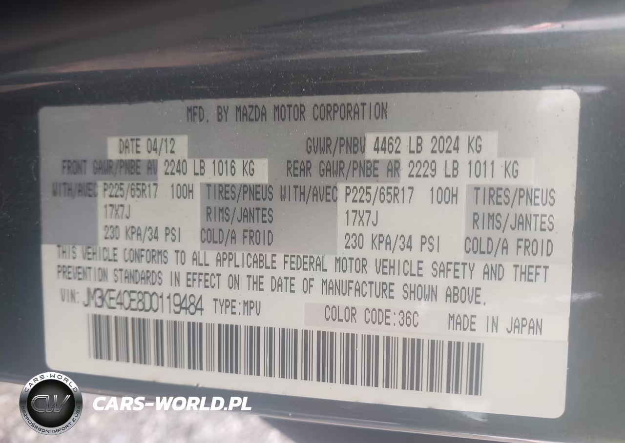 2013 Mazda Cx-5 Touring VIN:JM3KE4CE8D0119484 - 9