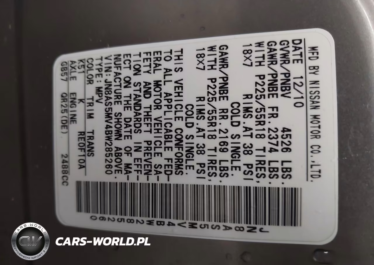 2011 Nissan Rogue Sv VIN:JN8AS5MV4BW285260 - 9