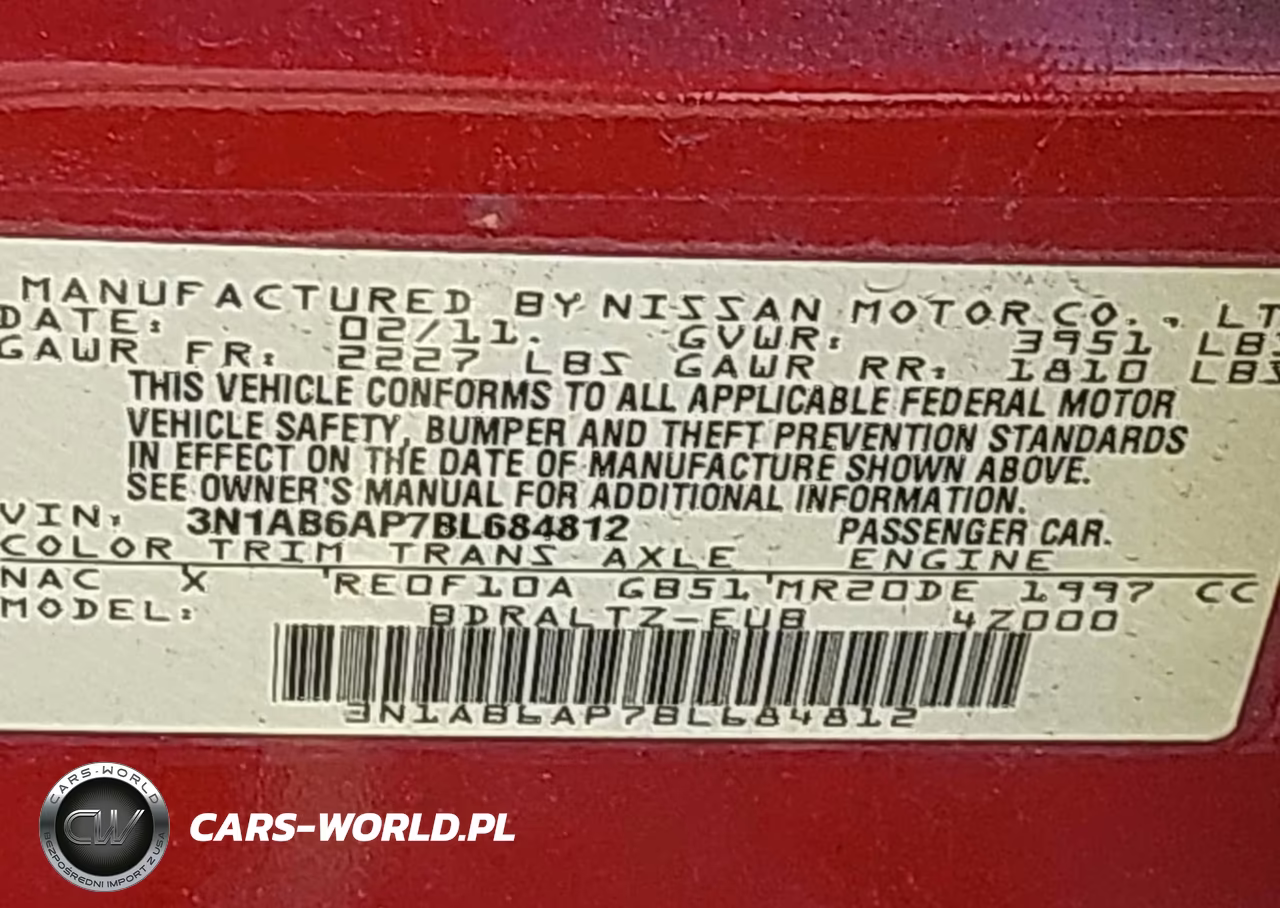 2011 Nissan Sentra 2.0S VIN:3N1AB6AP7BL684812 - 9