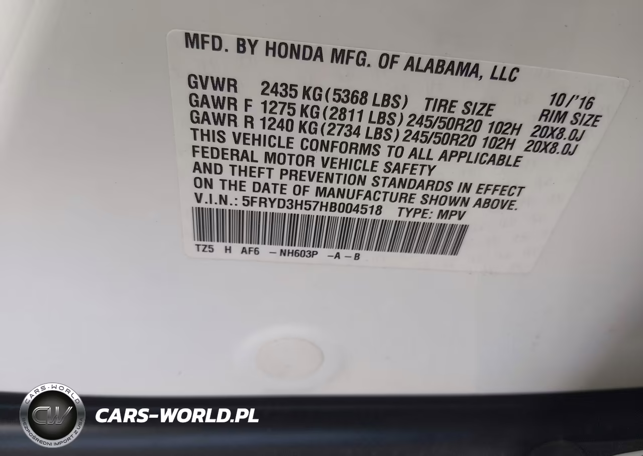 2017 Acura Mdx Technology Package VIN:5FRYD3H57HB004518 - 9
