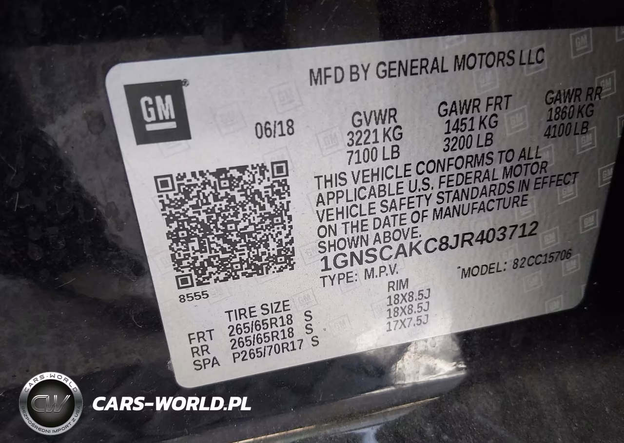 2018 Chevrolet Tahoe Ls VIN:1GNSCAKC8JR403712 - 9