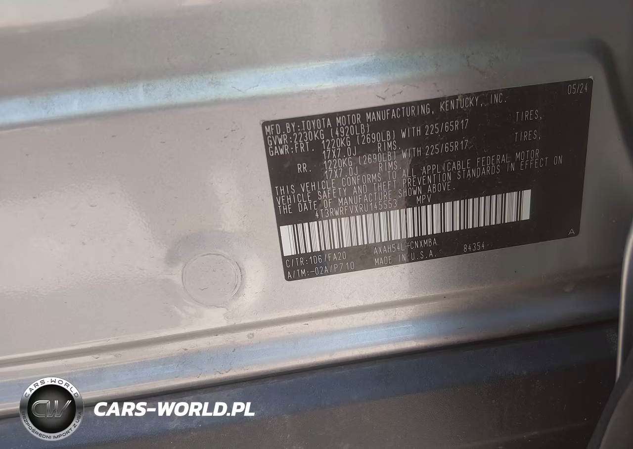 2024 Toyota Rav4 Hybrid Xle VIN:4T3RWRFVXRU145553 - 9