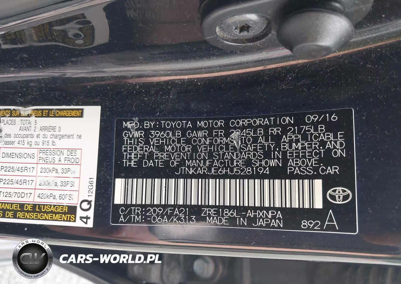 2017 Toyota Corolla Im VIN:JTNKARJE6HJ528194 - 9