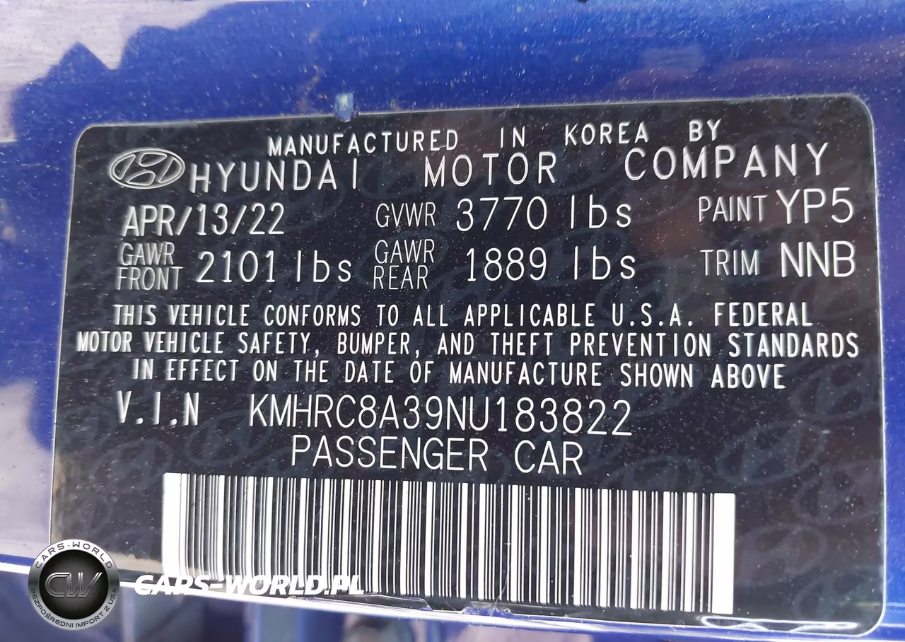 2022 Hyundai Venue Sel VIN:KMHRC8A39NU183822 - 9
