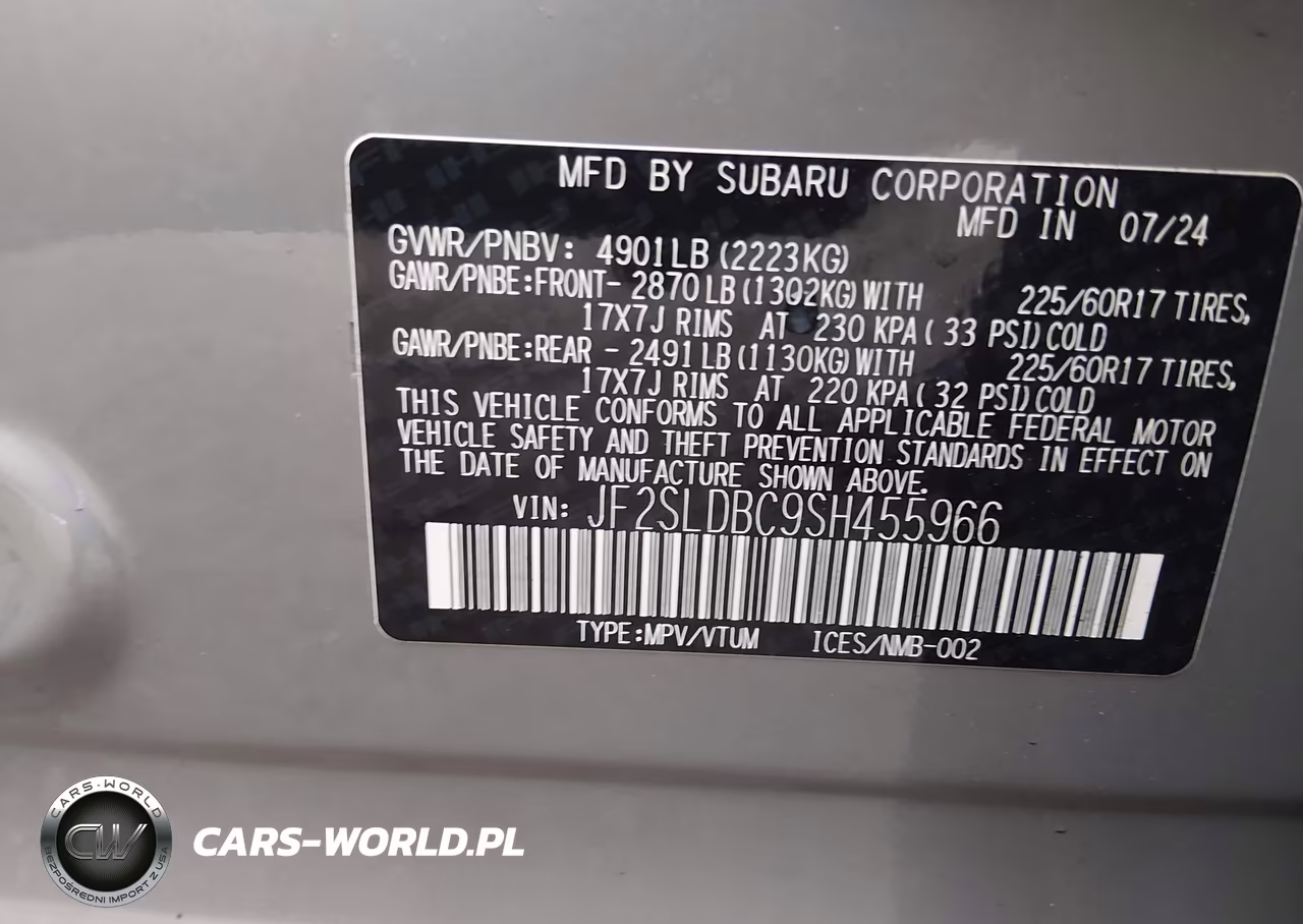 2025 Subaru Forester Premium VIN:JF2SLDBC9SH455966 - 9