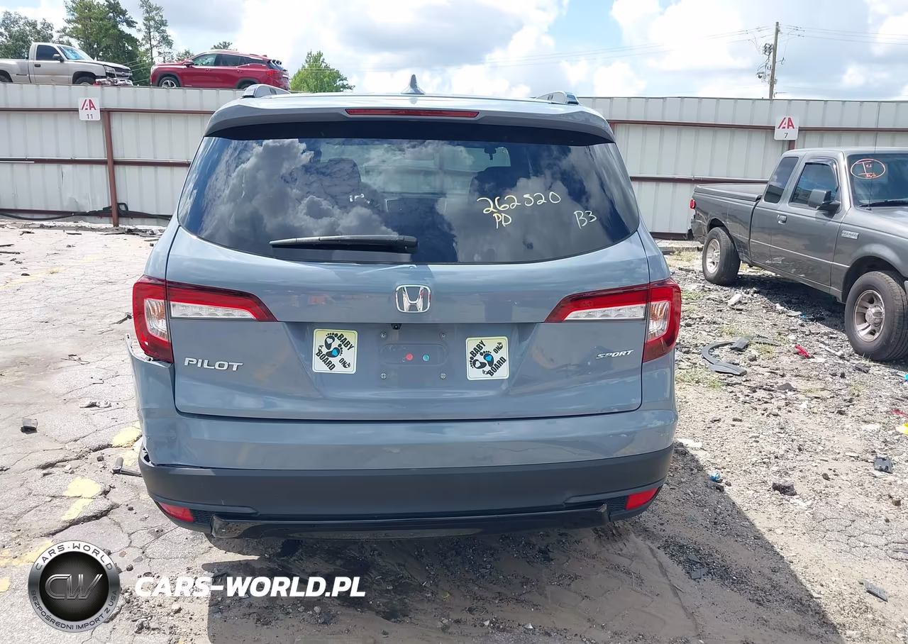 2022 Honda Pilot 2Wd Sport VIN:5FNYF5H36NB016242 - 16