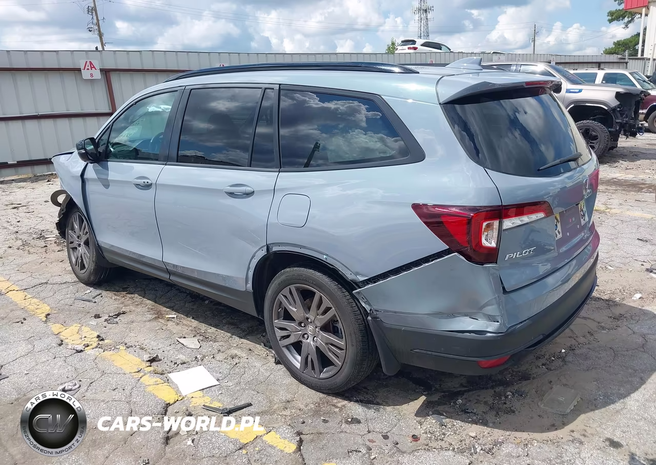 2022 Honda Pilot 2Wd Sport VIN:5FNYF5H36NB016242 - 3