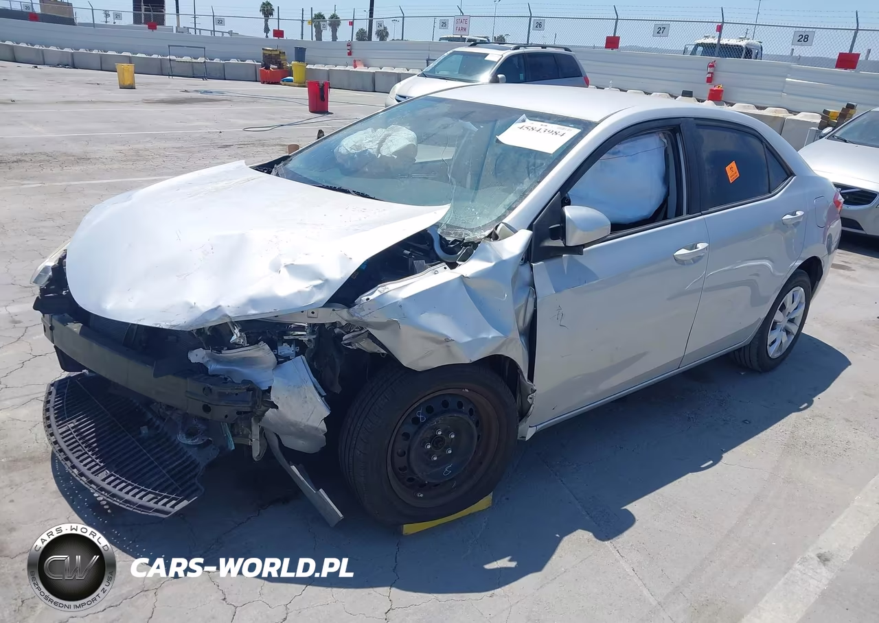 2015 Toyota Corolla Le VIN:5YFBURHE6FP238709 - 2