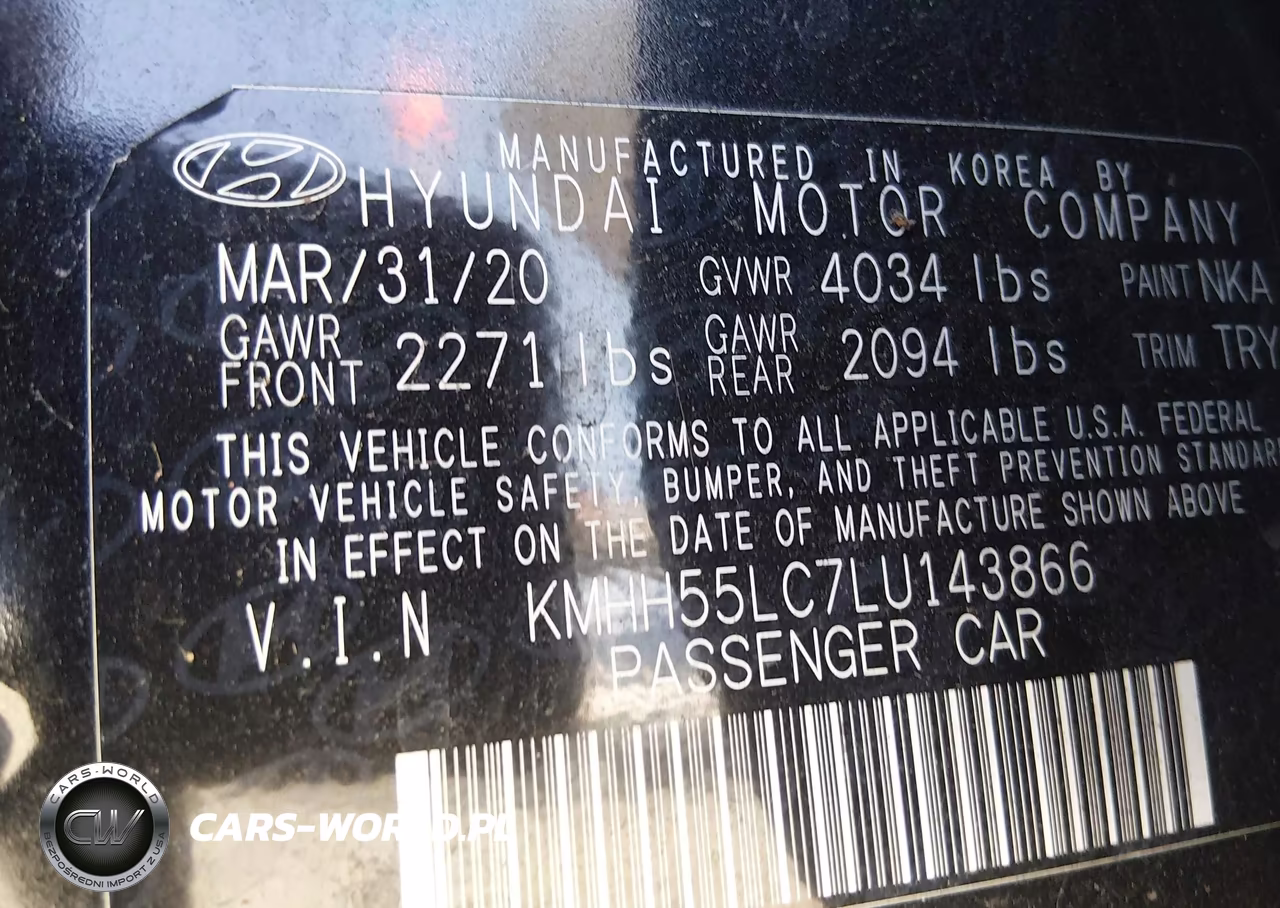 2020 Hyundai Elantra Gt N Line VIN:KMHH55LC7LU143866 - 9