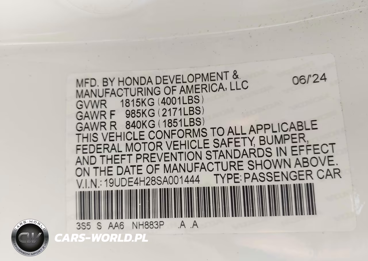 2025 Acura Integra VIN:19UDE4H28SA001444 - 9