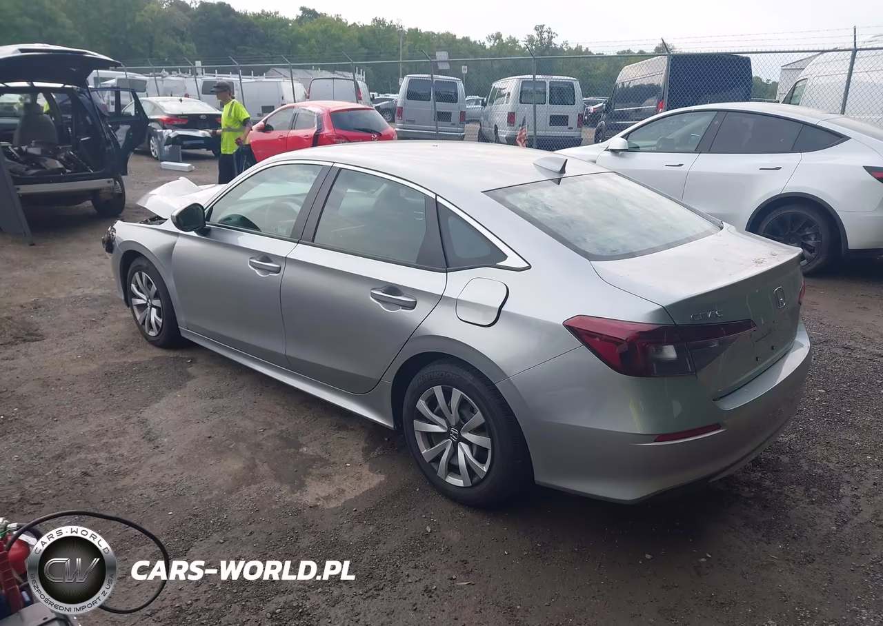 2026 Honda Civic Lx VIN:2HGFE2F28TH504118 - 3