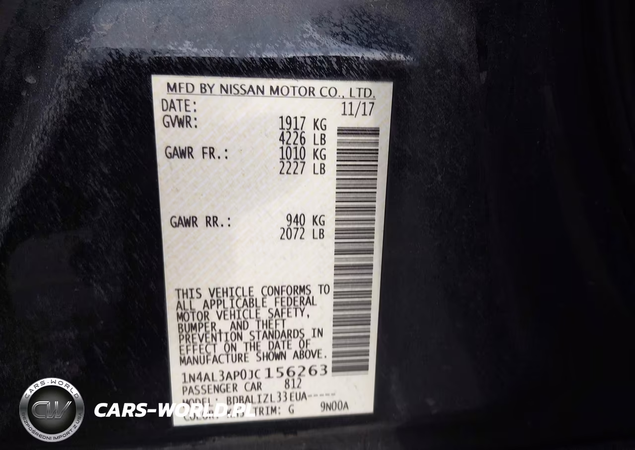 2018 Nissan Altima 2.5 Sv VIN:1N4AL3AP0JC156263 - 9