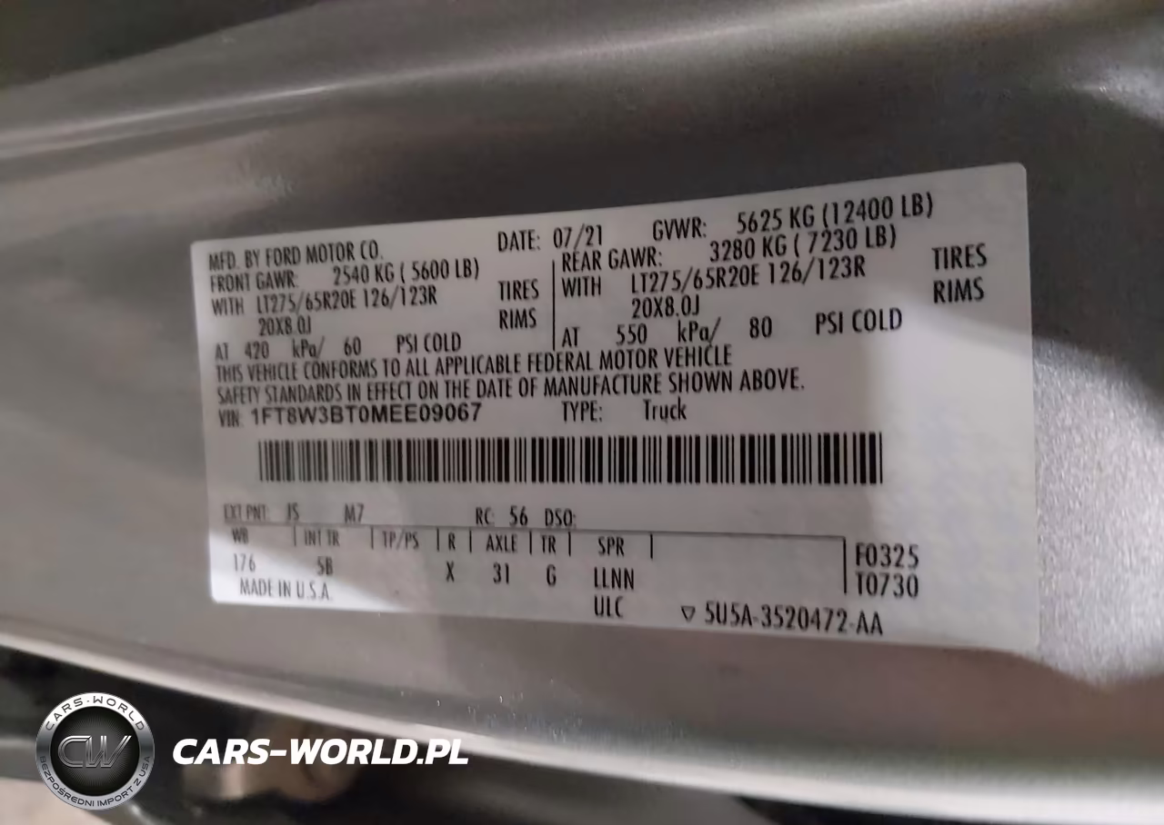 2021 Ford F-350 Lariat VIN:1FT8W3BT0MEE09067 - 8