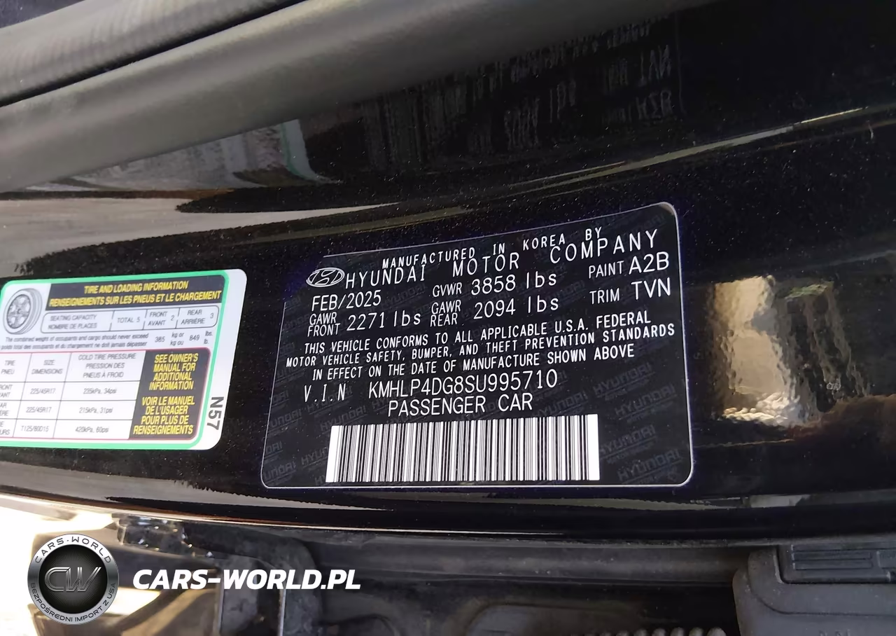 2025 Hyundai Elantra Limited VIN:KMHLP4DG8SU995710 - 9