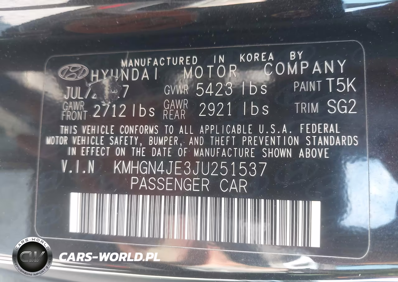 2018 Genesis G80 3.8 VIN:KMHGN4JE3JU251537 - 9