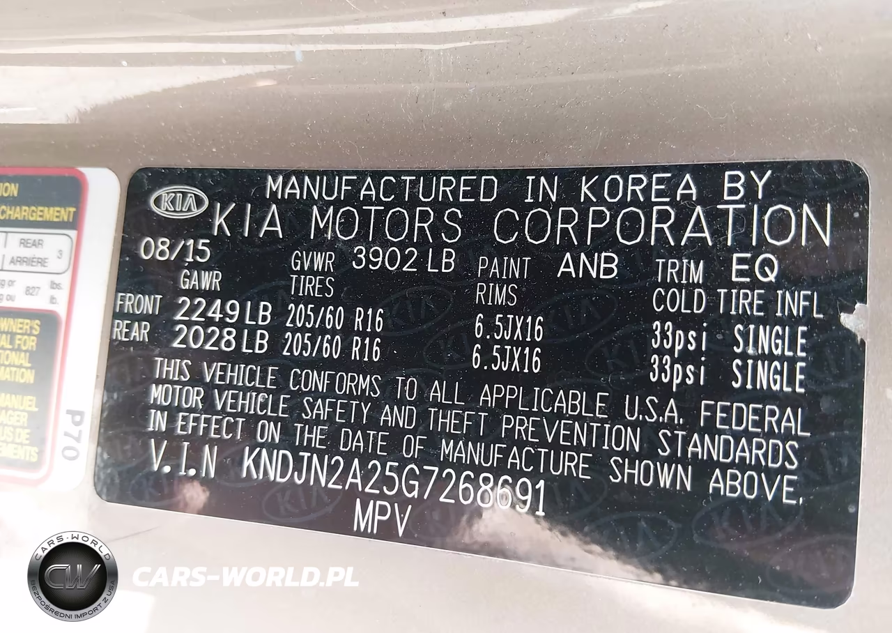 2016 Kia Soul VIN:KNDJN2A25G7268691 - 9