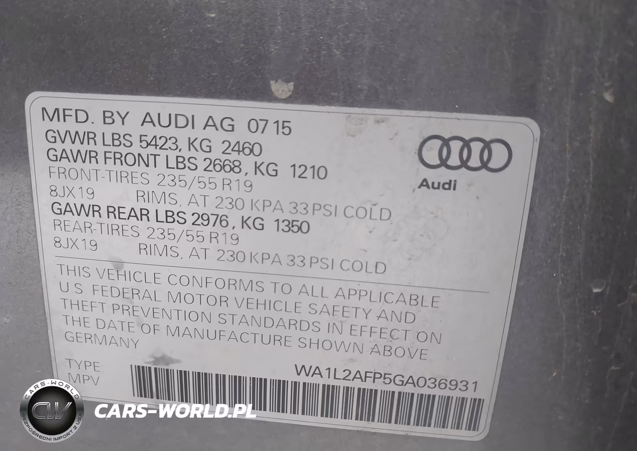 2016 Audi Q5 2.0T Premium VIN:WA1L2AFP5GA036931 - 9