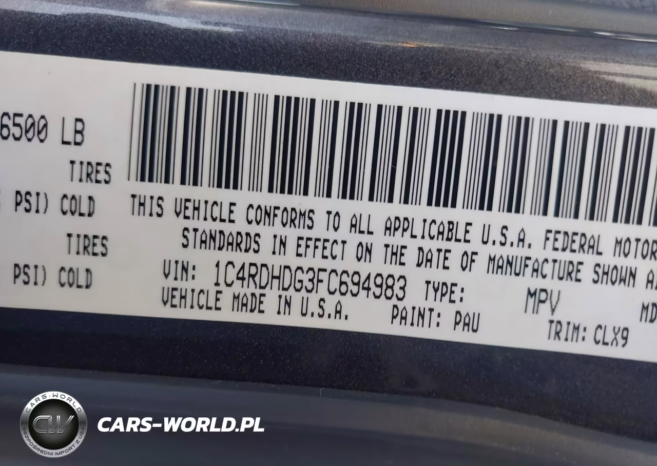 2015 Dodge Durango Limited VIN:1C4RDHDG3FC694983 - 9