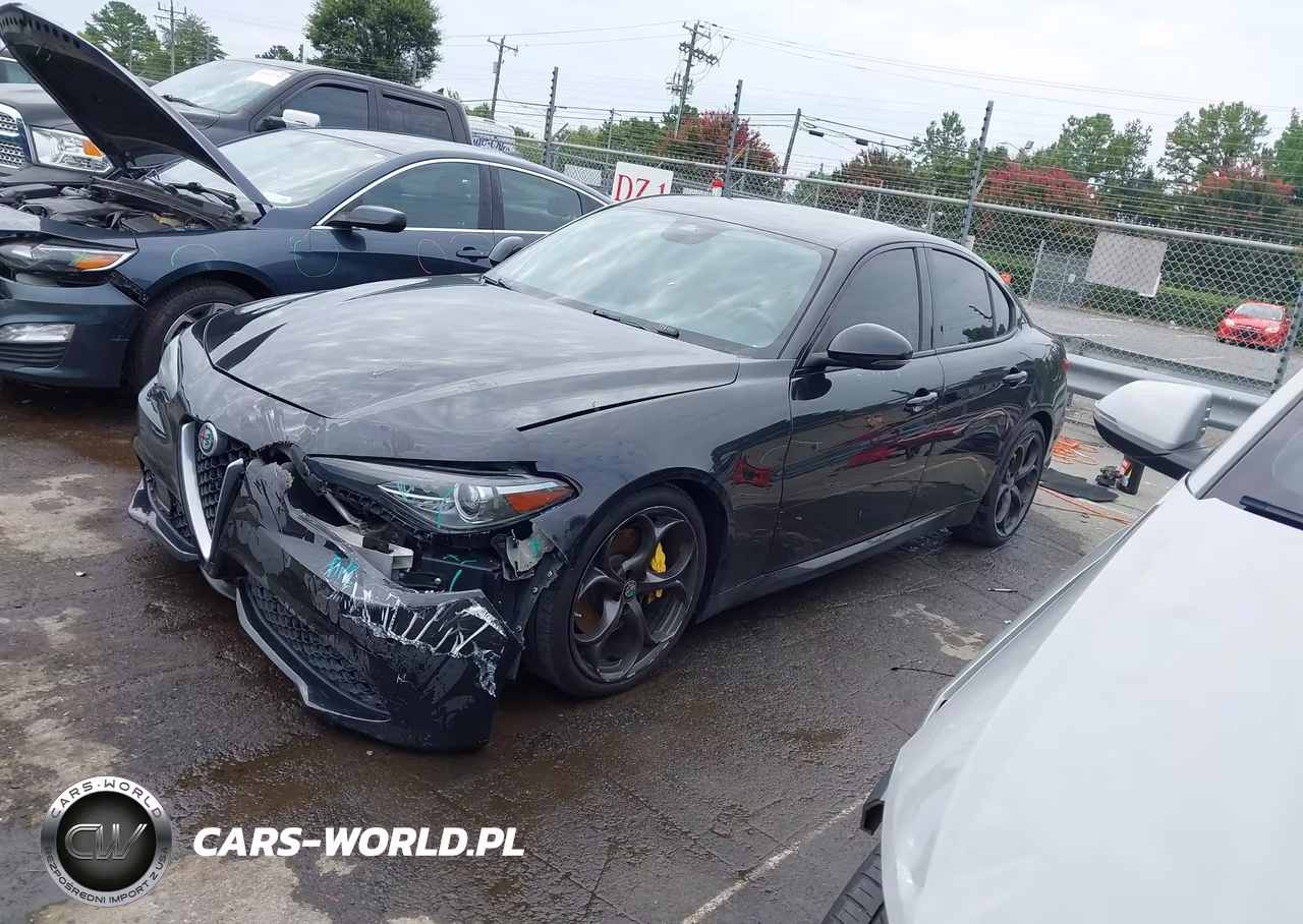 2019 Alfa Romeo Giulia Ti Sport Rwd VIN:ZARFAMBNXK7600466 - 2