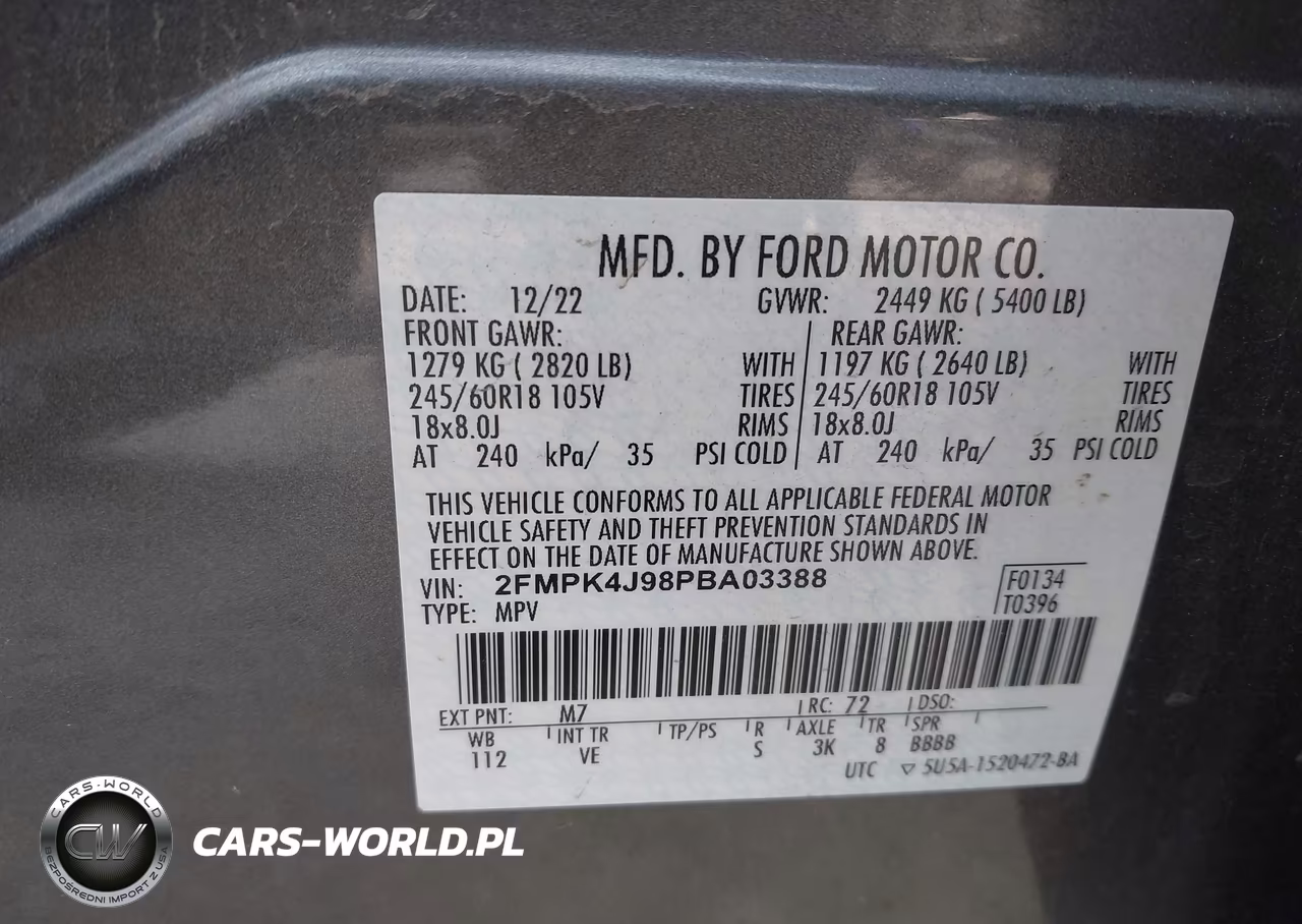 2023 Ford Edge Sel VIN:2FMPK4J98PBA03388 - 9