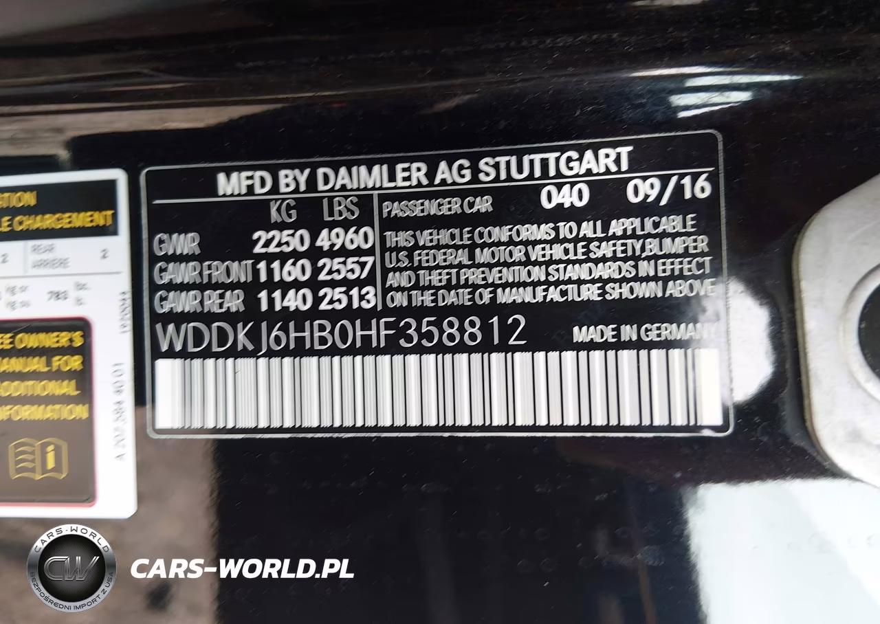 2017 Mercedes-Benz E 400 4Matic VIN:WDDKJ6HB0HF358812 - 9