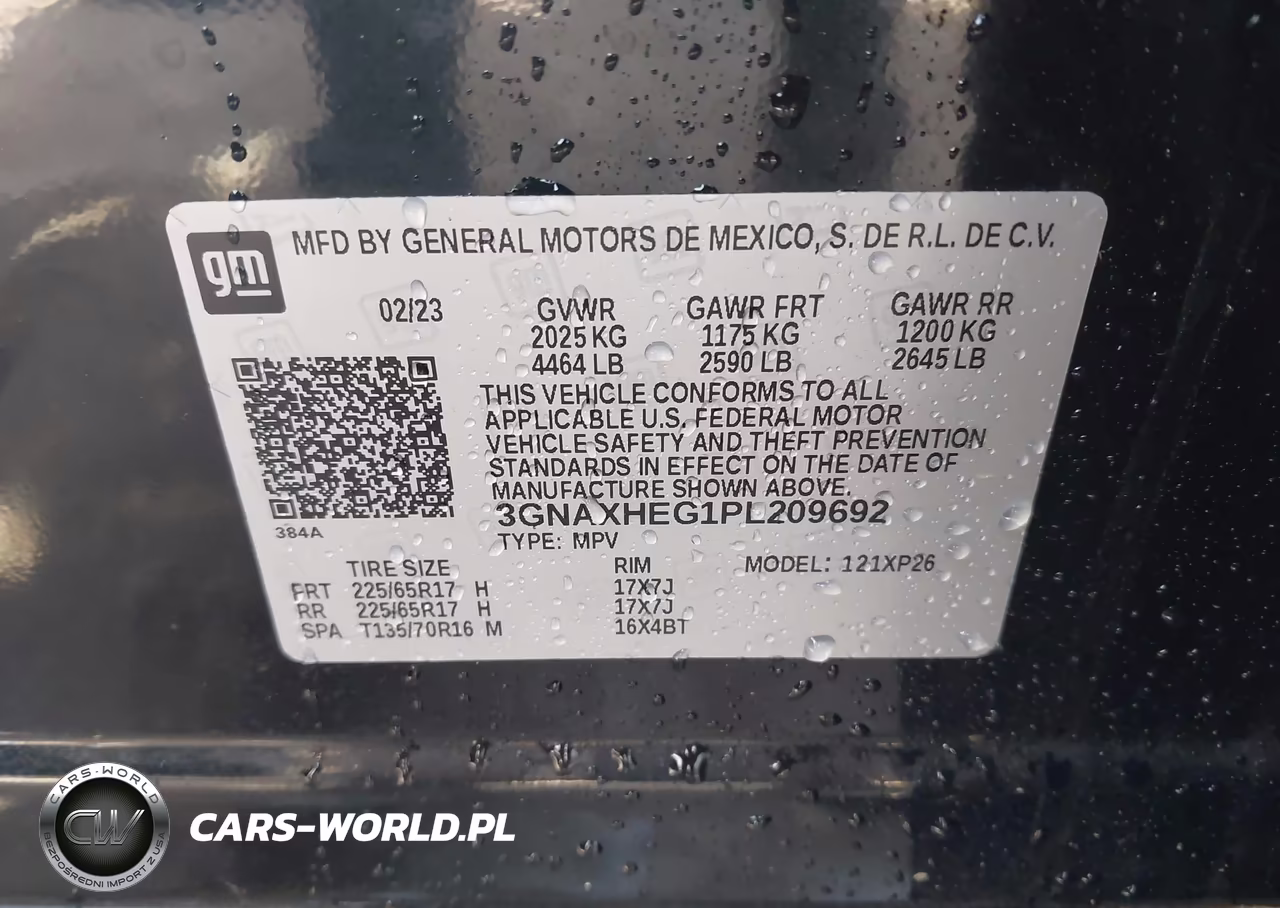 2023 Chevrolet Equinox Fwd Ls VIN:3GNAXHEG1PL209692 - 9