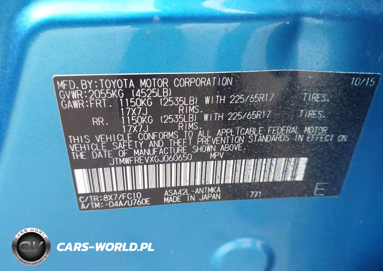2016 Toyota Rav4 Xle VIN:JTMWFREVXGJ060650 - 9