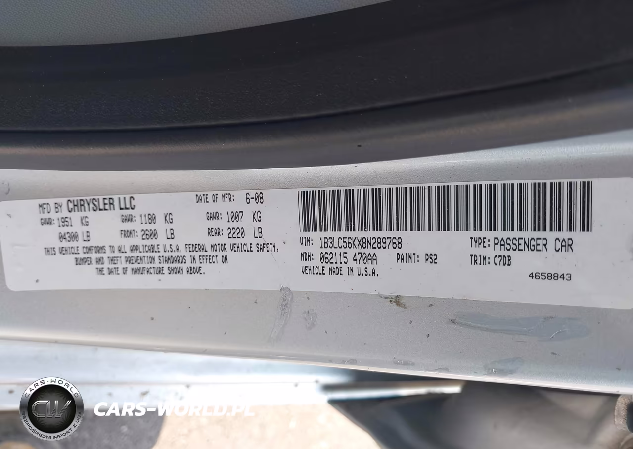 2008 Dodge Avenger Sxt VIN:1B3LC56KX8N289768 - 9