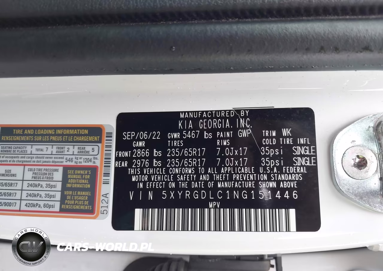 2022 Kia Sorento Lx VIN:5XYRGDLC1NG151446 - 9