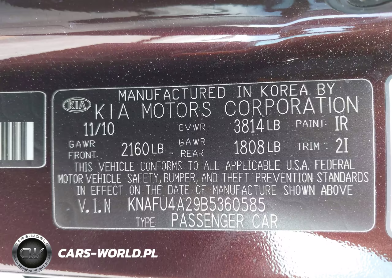 2011 Kia Forte Ex VIN:KNAFU4A29B5360585 - 9