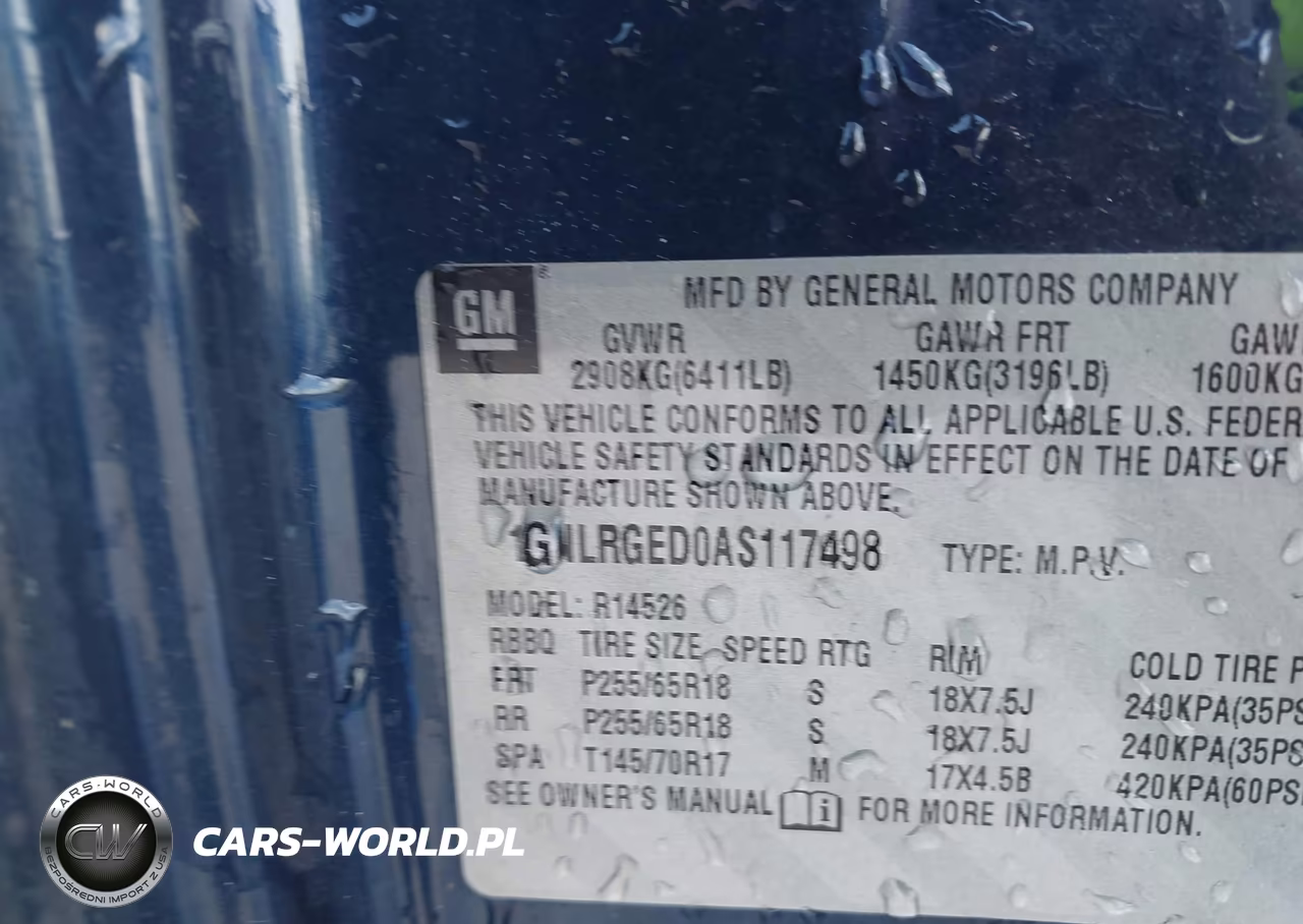 2010 Chevrolet Traverse Lt VIN:1GNLRGED0AS117498 - 9