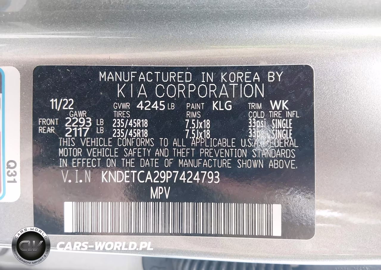 2023 Kia Seltos Sx Turbo VIN:KNDETCA29P7424793 - 9