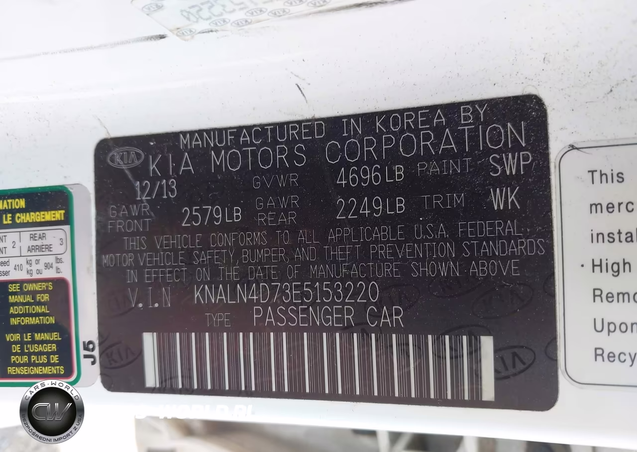 2014 Kia Cadenza Premium VIN:KNALN4D73E5153220 - 9