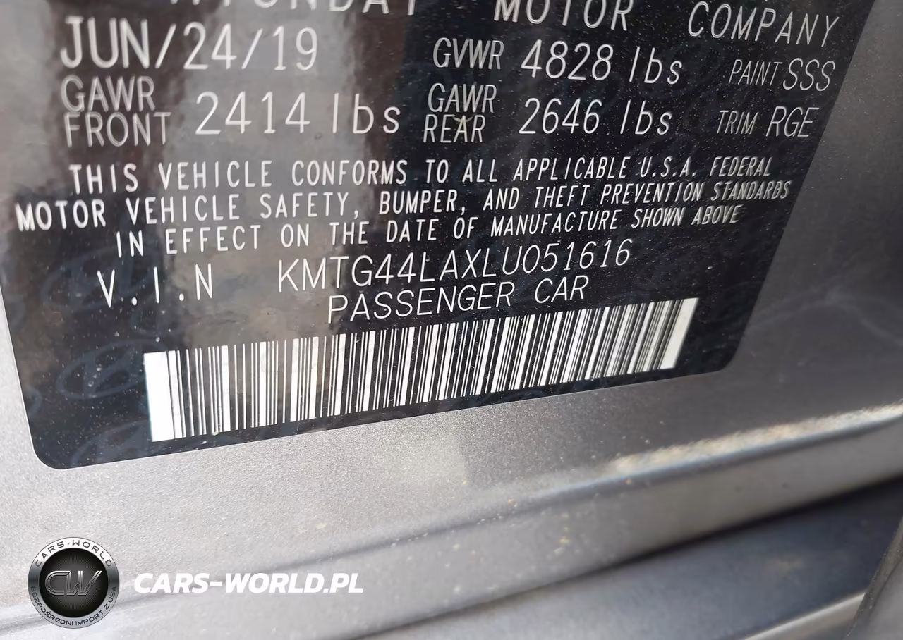 2020 Genesis G70 2.0T Awd VIN:KMTG44LAXLU051616 - 9