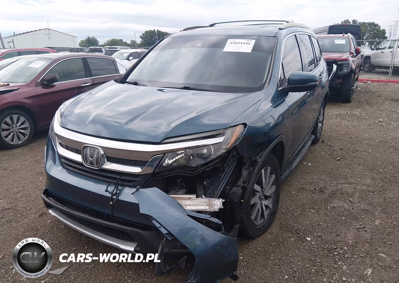 2019 Honda Pilot Ex-L VIN:5FNYF6H57KB019458 - 2