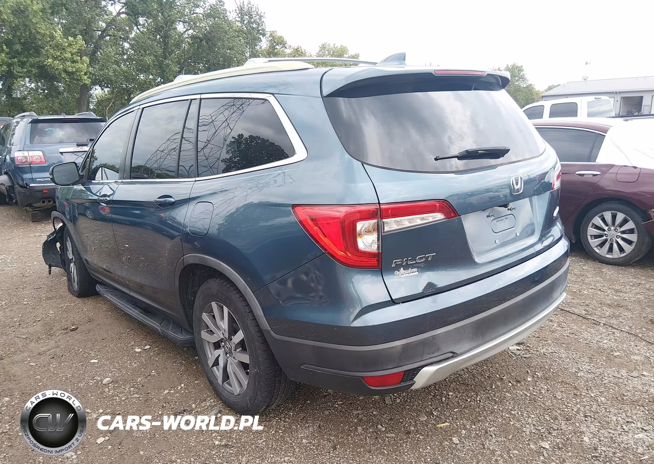 2019 Honda Pilot Ex-L VIN:5FNYF6H57KB019458 - 3
