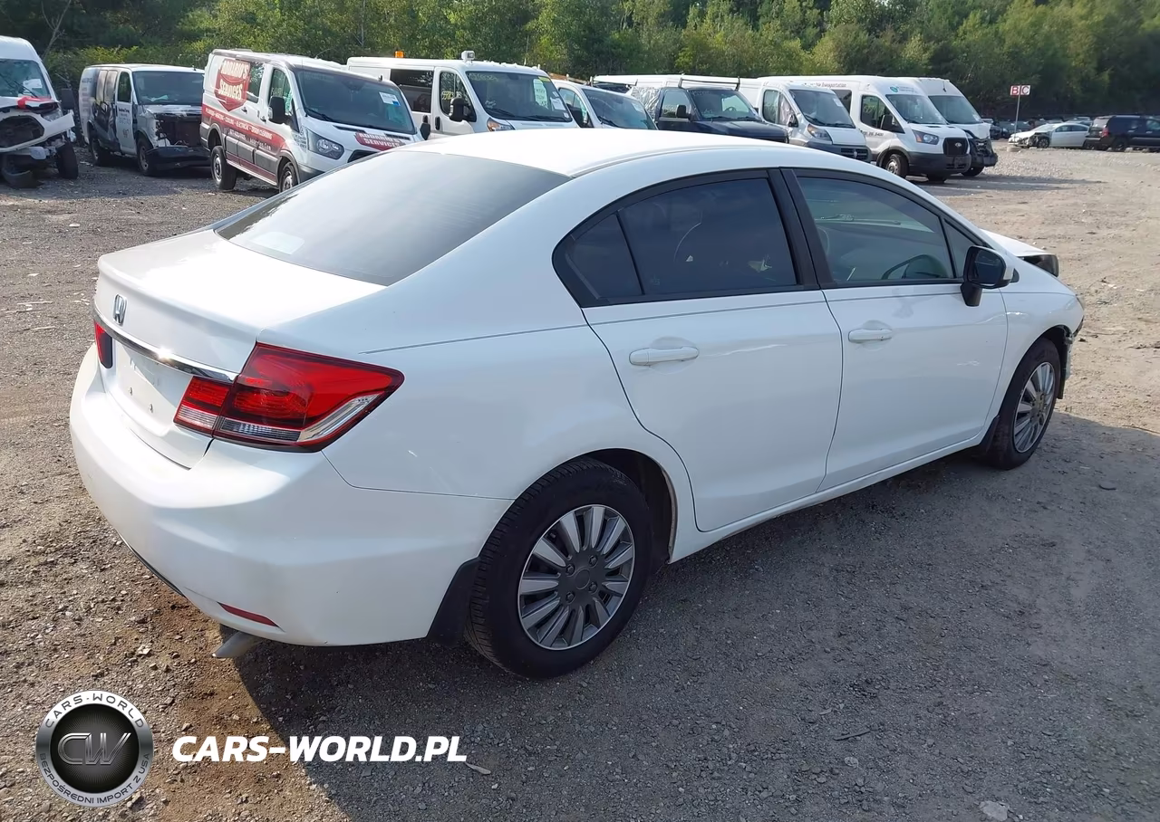 2014 Honda Civic Lx VIN:19XFB2F54EE003744 - 4
