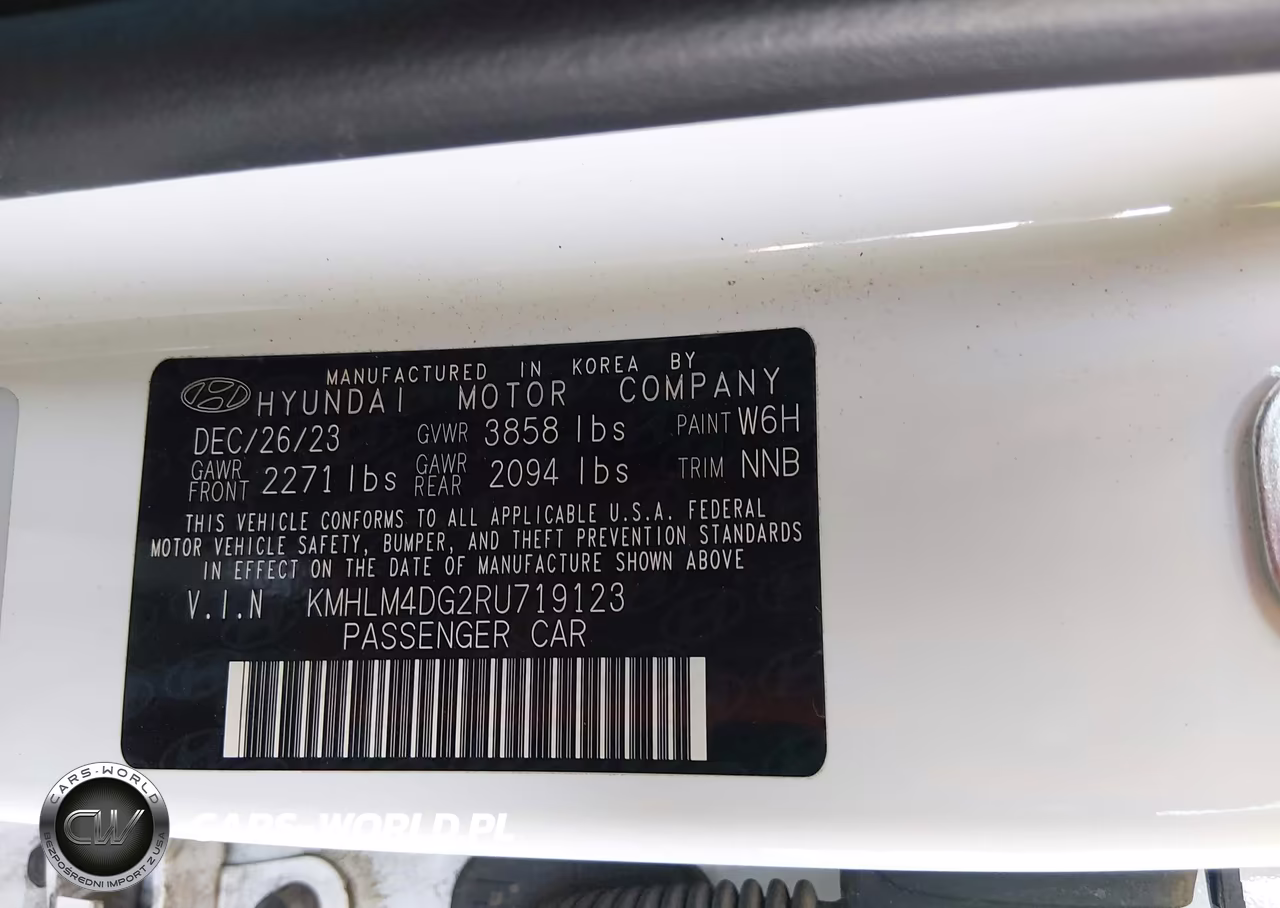 2024 Hyundai Elantra Sel VIN:KMHLM4DG2RU719123 - 9