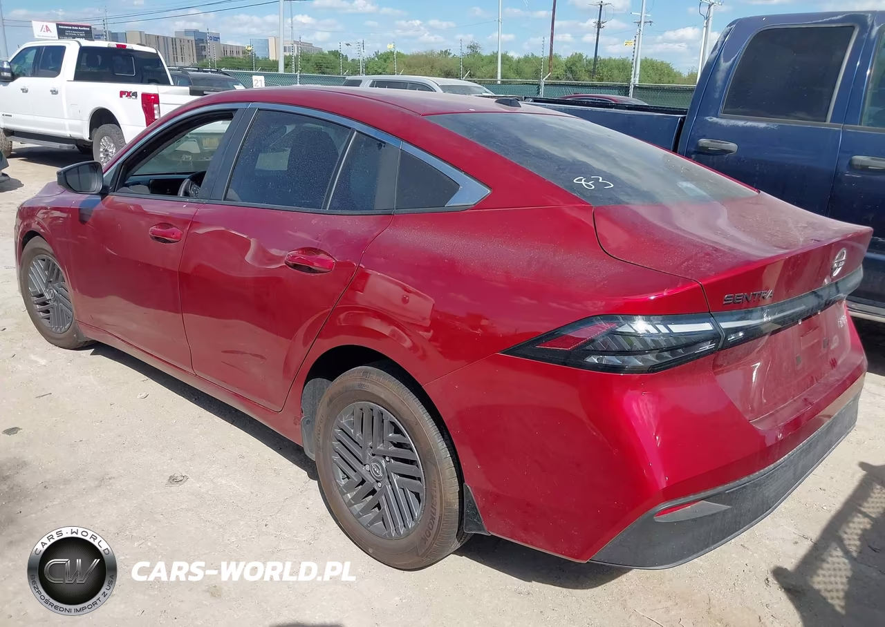 2026 Nissan Sentra Sv VIN:3N1AB9CV1TY227558 - 3