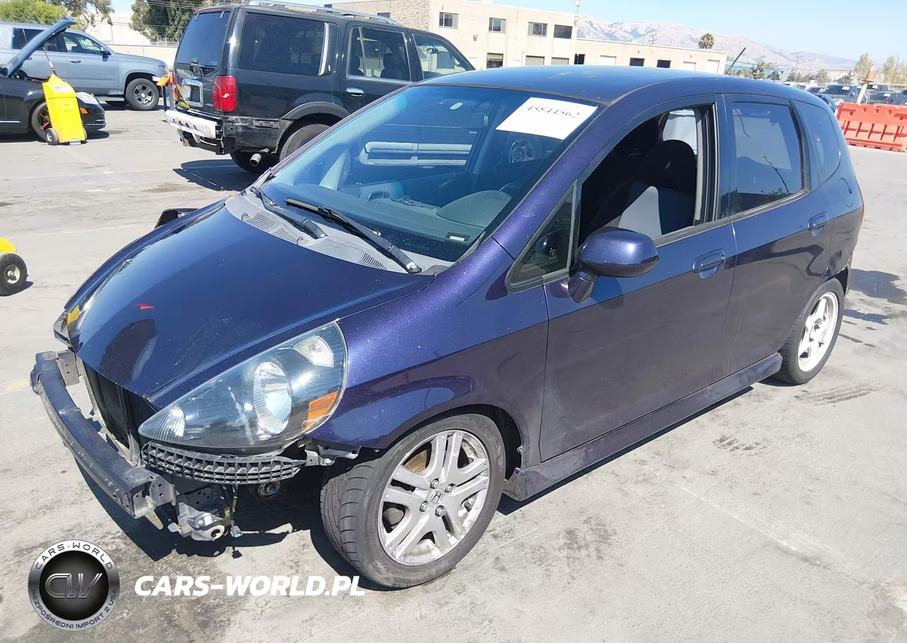2008 Honda Fit Sport VIN:JHMGD37668S013123 - 2