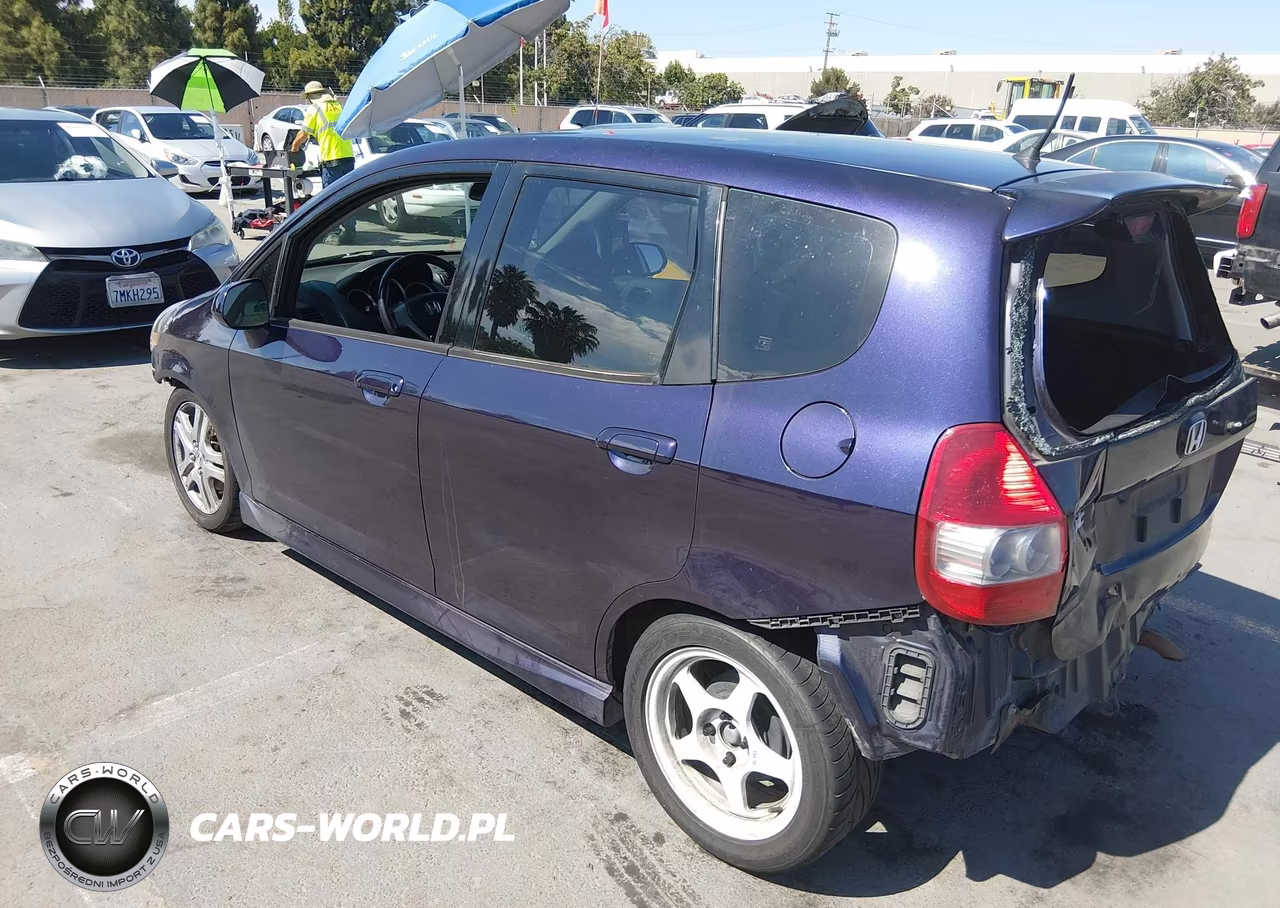 2008 Honda Fit Sport VIN:JHMGD37668S013123 - 3