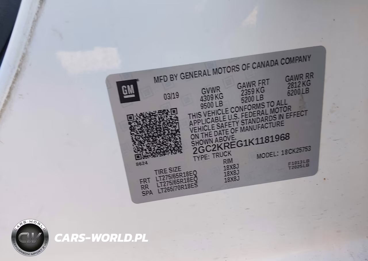 2019 Chevrolet Silverado 2500Hd Wt VIN:2GC2KREG1K1181968 - 9