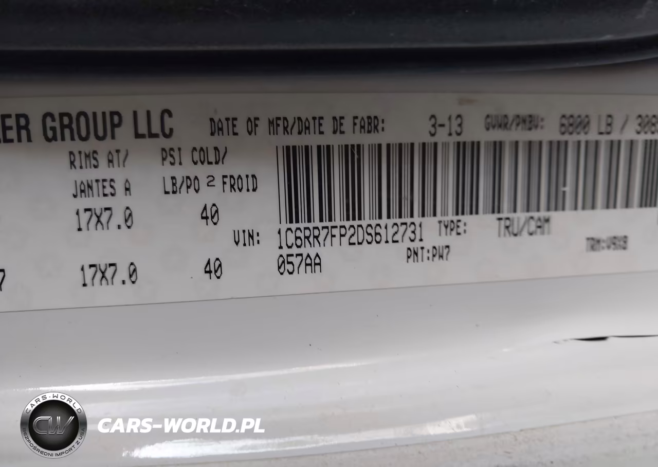 2013 Ram 1500 St VIN:1C6RR7FP2DS612731 - 9